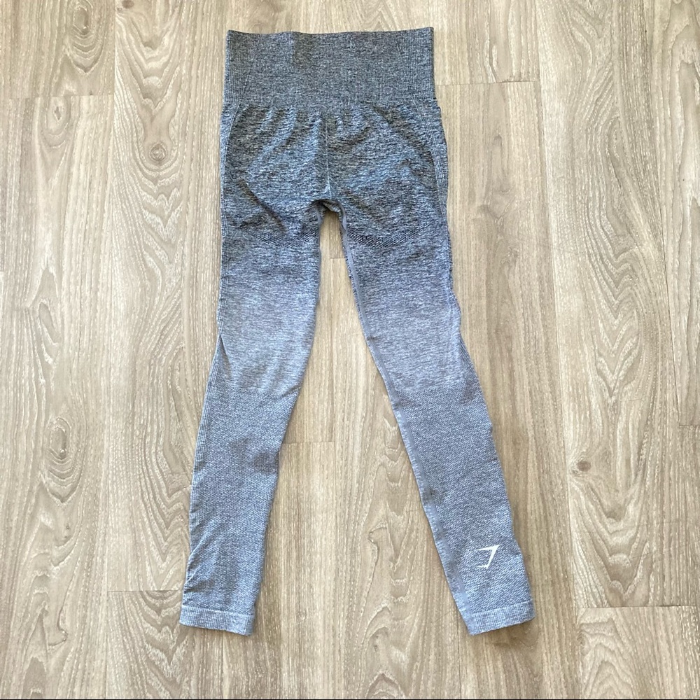Womens Gymshark Ombre Gray Seamless Leggings. XS/S